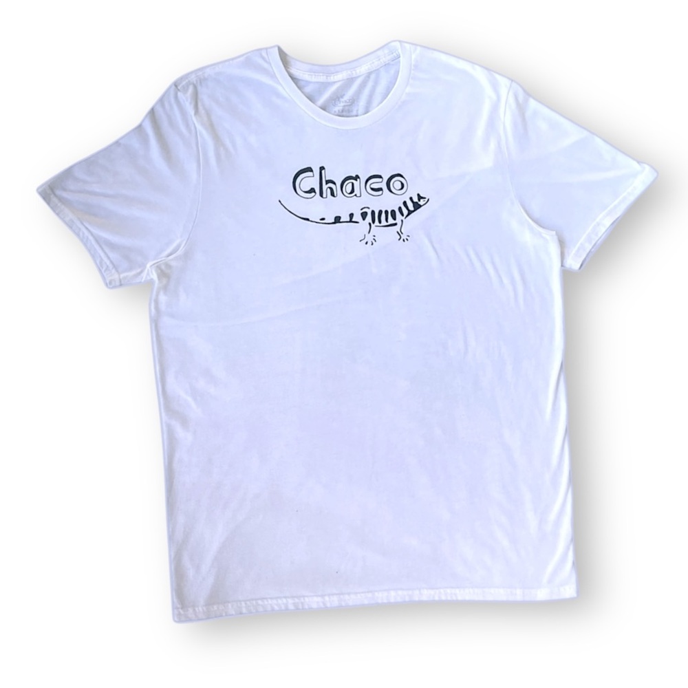 Vintage Chaco White Short-Sleeve Logo Tee
